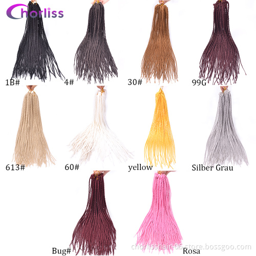Nature Look Afro Handmade Soft Dead lock Hair Ombre Color Nepal Felted Wool Synthetic Dreadlocks Crochet Hair Braid Extensions